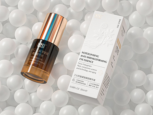 三七眼部精华液包装盒