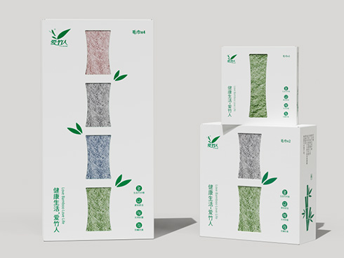 竹纤维毛巾包装盒