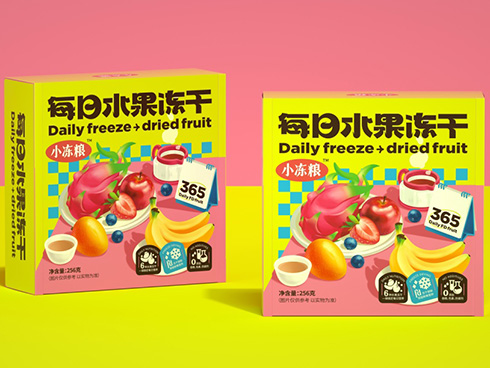 每日冻干水果包装盒