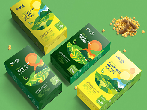 复合蛋白粉包装盒